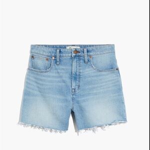 Madewell Curvy High Rise Denim Shorts
